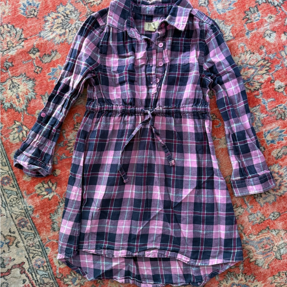 True Craft Pink and Purple Plaid Shirt